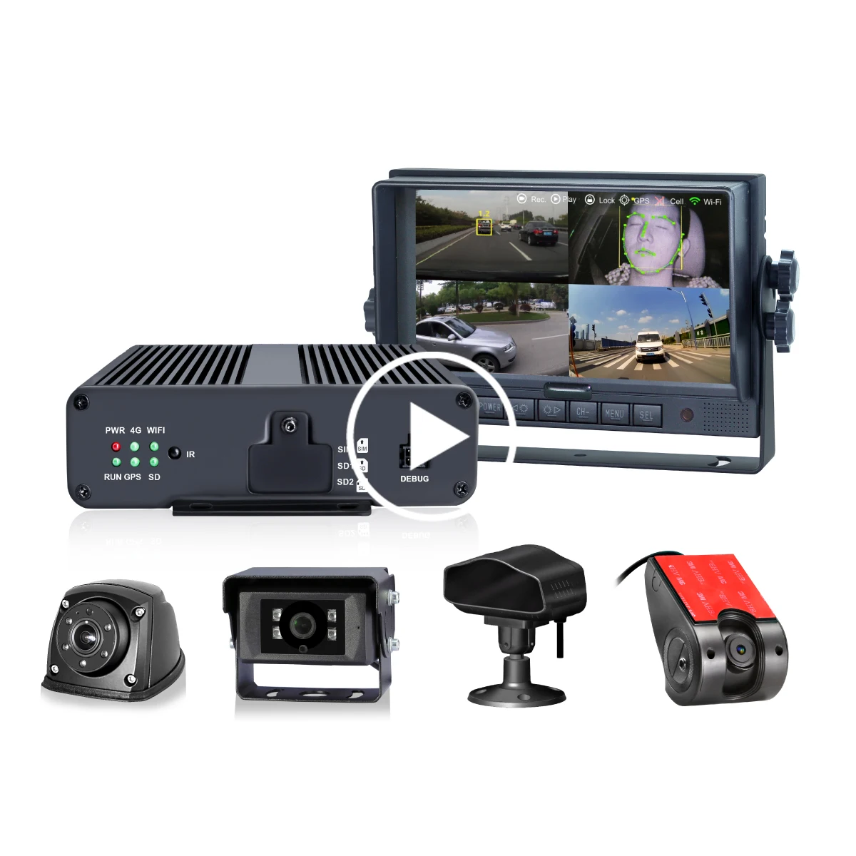 Heavy Equipment Driver - STONKAM Dvr mobile a 4 canali