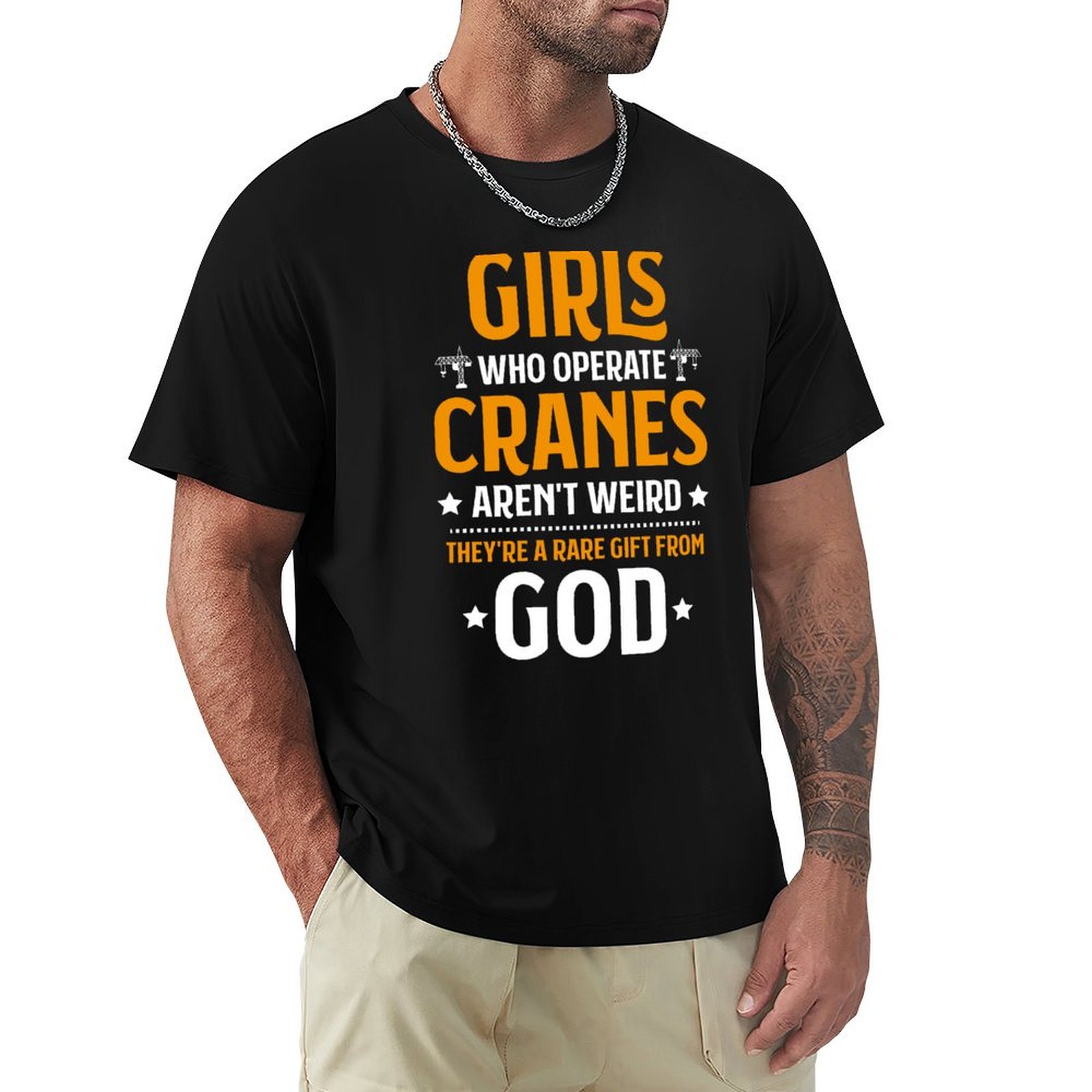 Heavy Equipment Driver - T-shirt per operatore di gru, conducente