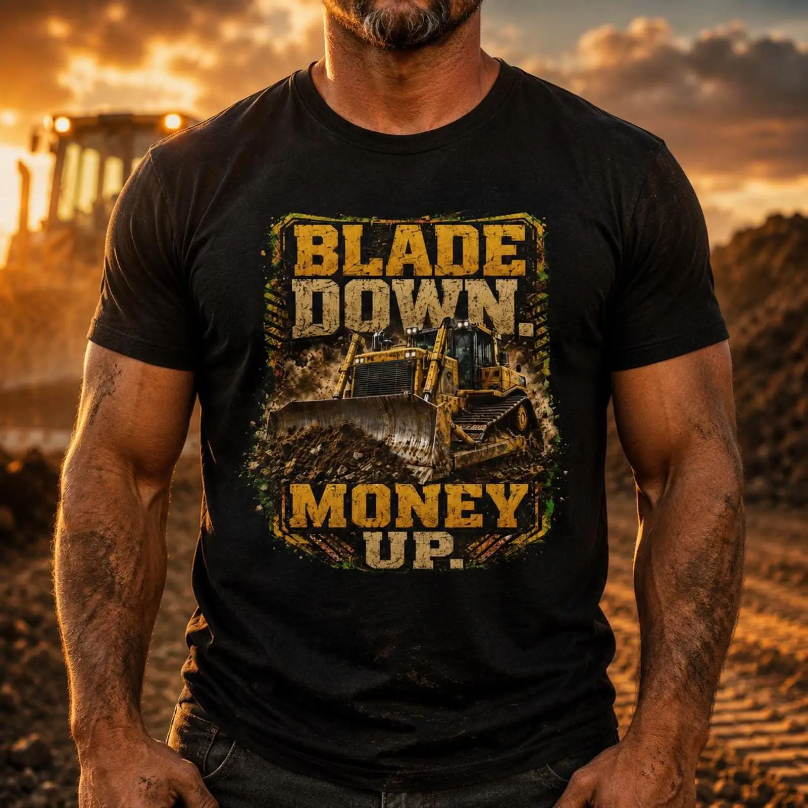 Heavy Equipment Driver - T-shirt da Operatore di Bulldozer con