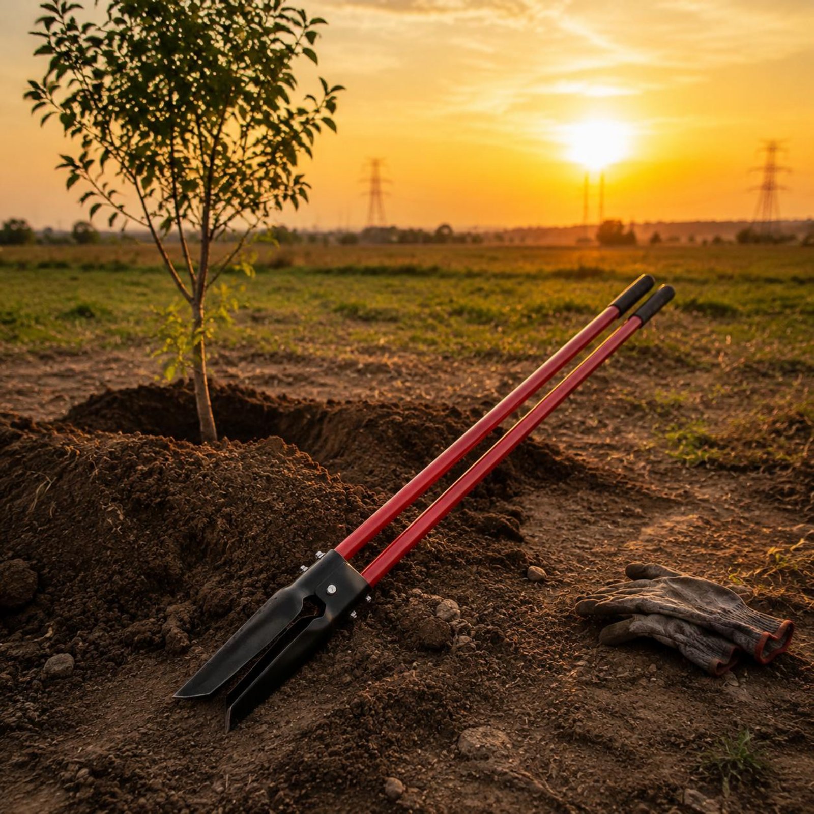 Post Hole Digger - Set di 2 Scavatori Manuali per