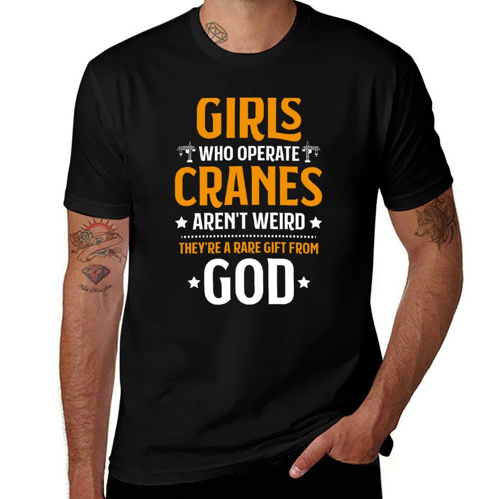 Heavy Equipment Driver - T-shirt da operatore di gru, conducente