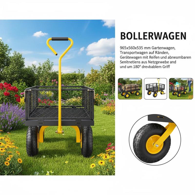 Carrello da Giardino in Acciai - Heavy Equipment Tires recensione e prezzo