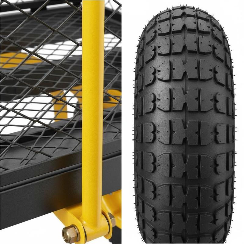 Carrello da Giardino in Acciai - Heavy Equipment Tires recensione e prezzo