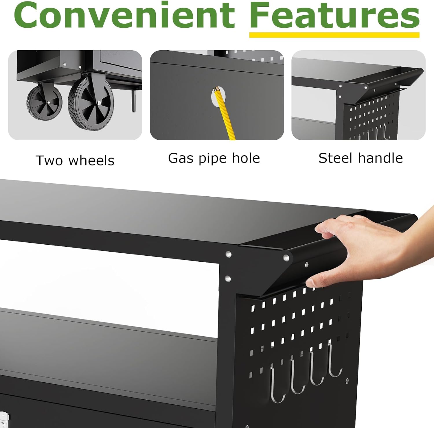 Carrello da esterno per barbec - Heavy Equipment Tires recensione e prezzo