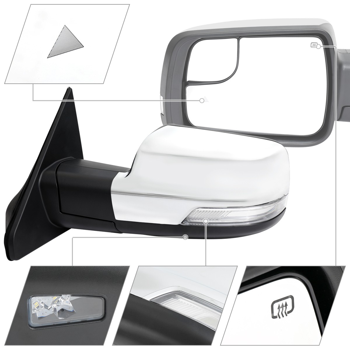 Specchietto Cromato Lato Sinis - Heavy Equipment Driver recensione e prezzo