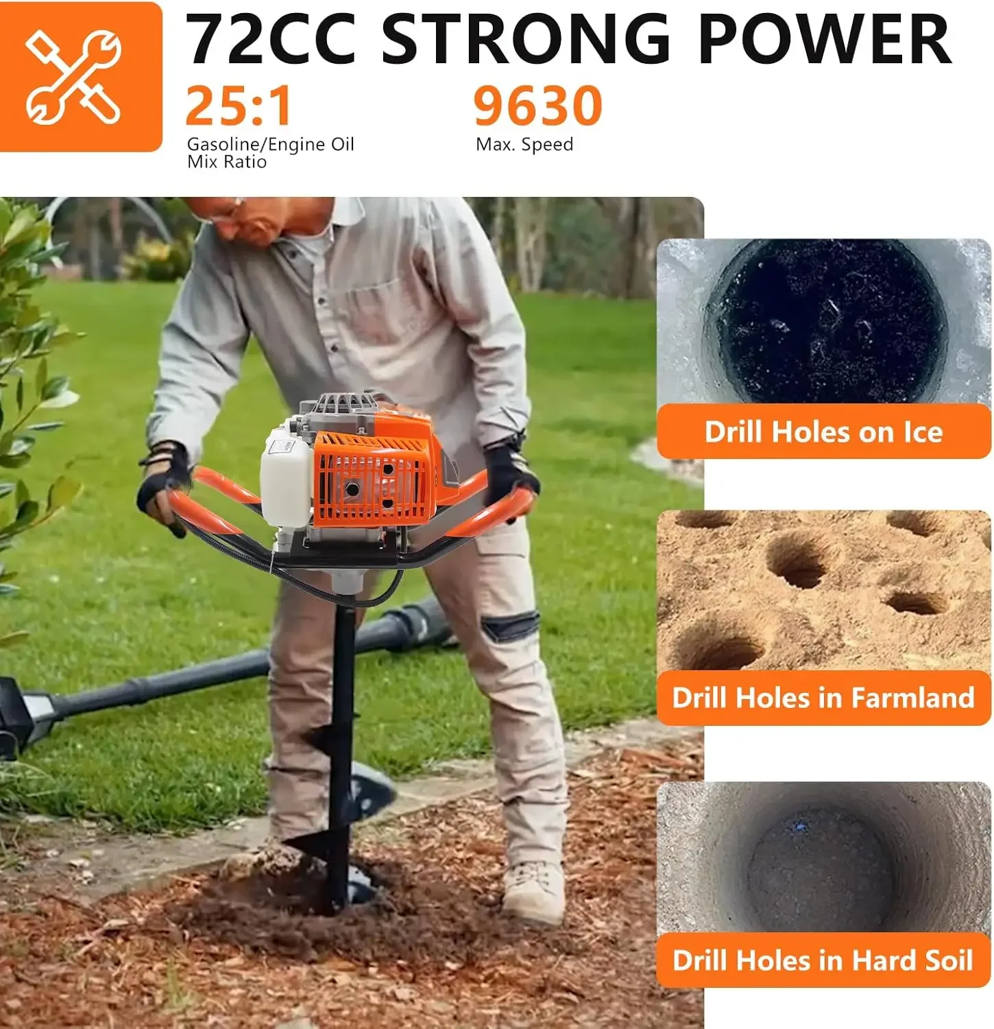-Scavatrice per fori per pali  - Post Hole Digger recensione e prezzo