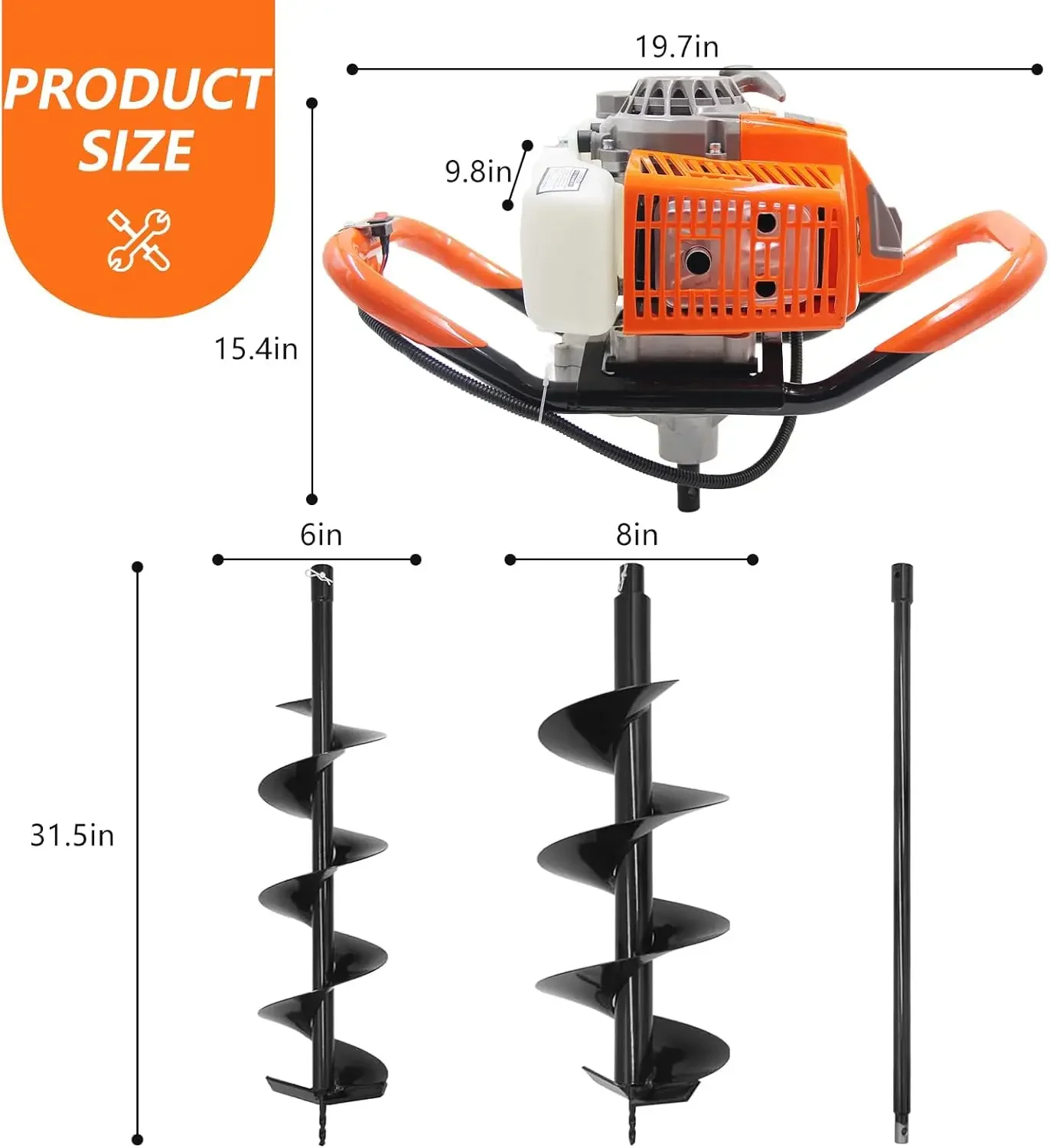 -Scavatrice per fori per pali  - Post Hole Digger recensione e prezzo
