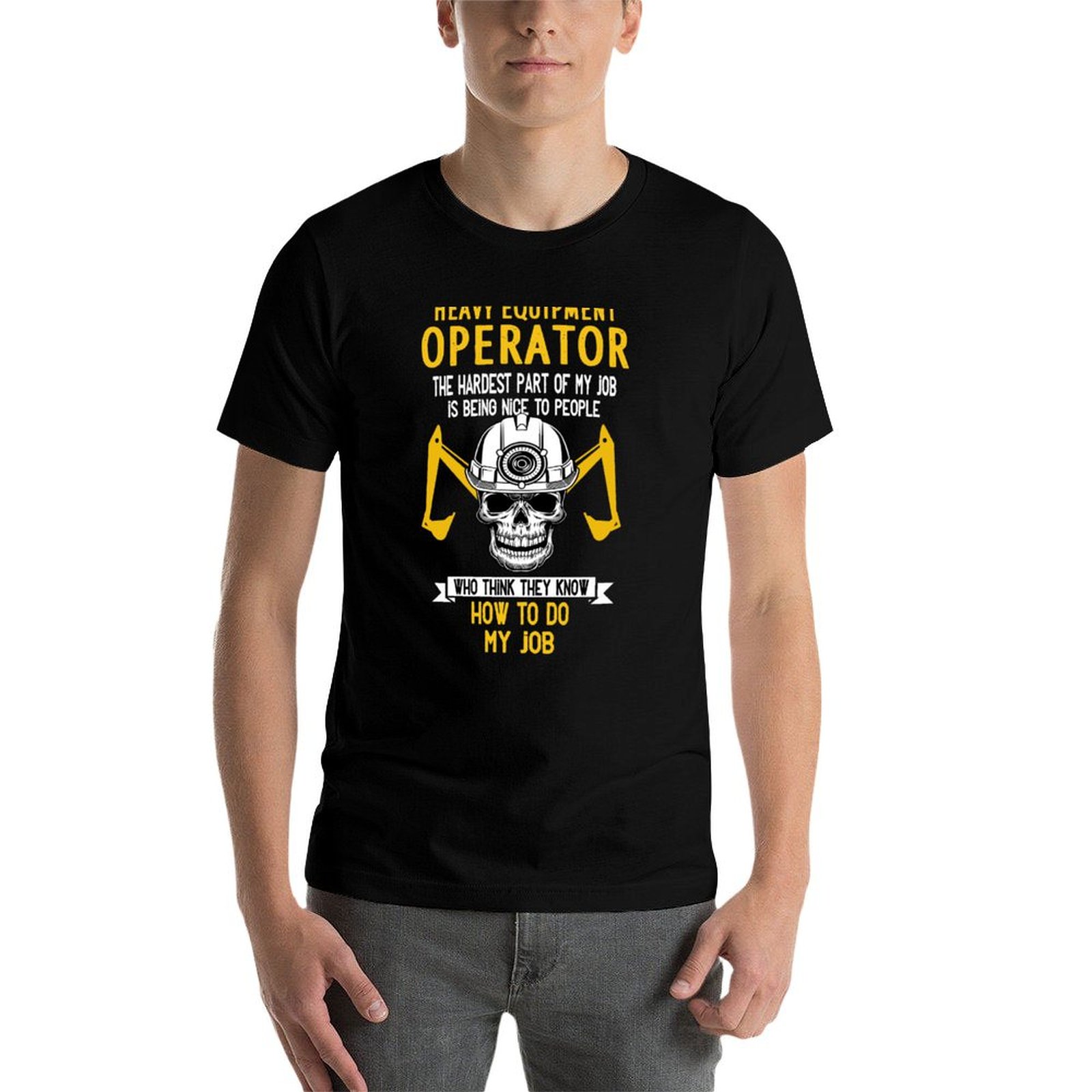 T-shirt divertente per operato - Heavy Equipment Driver recensione e prezzo